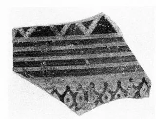 AMPHORA, BELLY, FRAGMENT (LACONIAN GEOMETRIC)