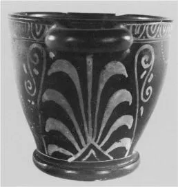 SKYPHOS (SOUTH ITALIAN, BLACK GLAZE)