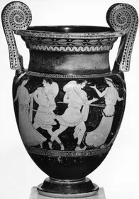 KRATER, VOLUTE (ATHENIAN, RED-FIGURE)