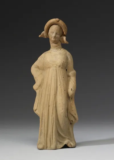 Draped Maiden with Wreath