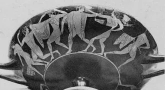 CUP B (ATHENIAN, RED-FIGURE)