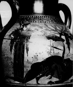 AMPHORA, BELLY, TYPE B (ATHENIAN, BLACK-FIGURE)