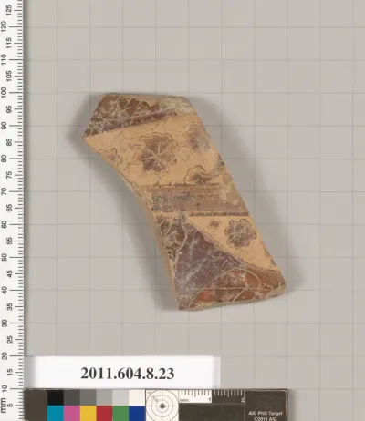 Terracotta fragment of a closed shape