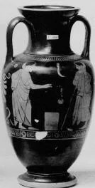 AMPHORA, NECK (ATHENIAN, RED-FIGURE)