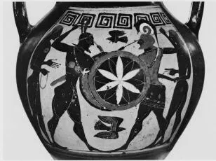 AMPHORA, BELLY, TYPE B (ATHENIAN, BLACK-FIGURE)