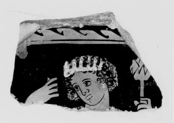 KRATER, BELL, FRAGMENT (SOUTH ITALIAN, APULIAN, RED-FIGURE)