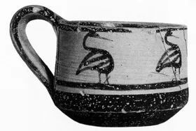 CUP, ONE-HANDLED (ATHENIAN GEOMETRIC)