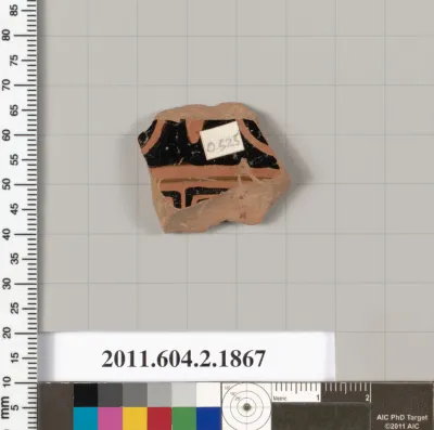 Terracotta fragment of a skyphos (deep drinking cup)