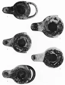 LAMP (ATHENIAN, BLACK GLAZE)