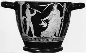 SKYPHOS (ATHENIAN, RED-FIGURE)