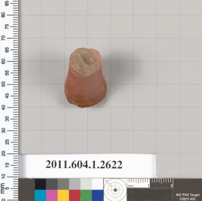 Terracotta fragment of a kylix (drinking cup)