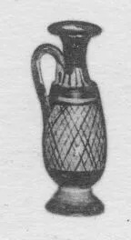 LEKYTHOS (SOUTH ITALIAN, BLACK PATTERN)