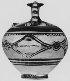 STIRRUP JAR (MYCENEAN)