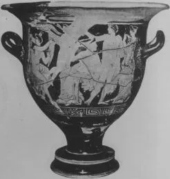 KRATER, BELL (ATHENIAN, RED-FIGURE)