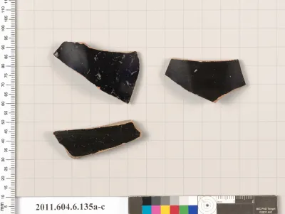 Terracotta fragments of open shapes