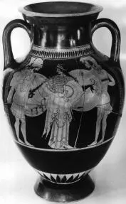 AMPHORA, BELLY, TYPE B (ATHENIAN, RED-FIGURE)