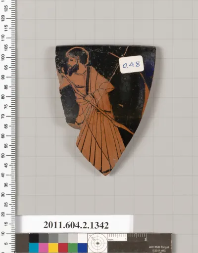 Terracotta fragment of a skyphos (deep drinking cup)