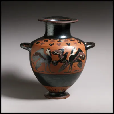 Terracotta hydria (water jar)