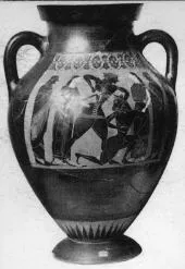 AMPHORA, BELLY, TYPE B (ATHENIAN, BLACK-FIGURE)