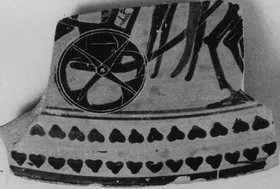 LID, FRAGMENT (ATHENIAN, BLACK-FIGURE)