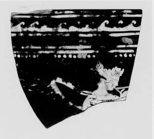 FRAGMENT (SOUTH ITALIAN, GNATHIAN, BLACK GLAZE)