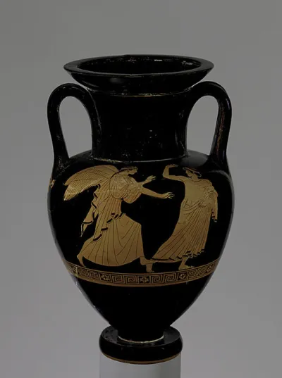 Terracotta Nolan neck-amphora (jar)