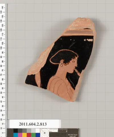 Terracotta fragment of a bell-krater (bowl for mixing wine and water)