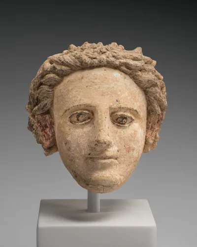 Terracotta head of a youth