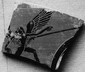 SKYPHOS, FRAGMENT (ATHENIAN, BLACK-FIGURE)
