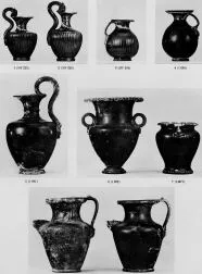 VARIOUS (ETRUSCAN, BLACK GLAZE)