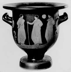 KRATER, BELL (SOUTH ITALIAN, APULIAN, RED-FIGURE)