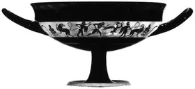CUP, LITTLE MASTER BAND (ATHENIAN, BLACK-FIGURE)