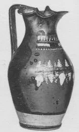OINOCHOE (SOUTH ITALIAN, GNATHIAN, BLACK GLAZE)