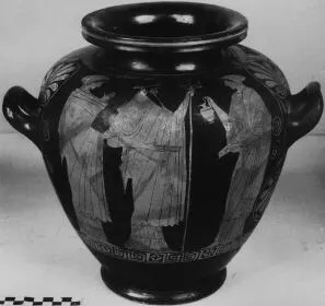 STAMNOS (ATHENIAN, RED-FIGURE)
