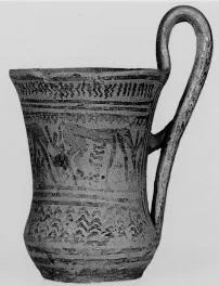 PITCHER (ATHENIAN GEOMETRIC, SILHOUETTE)