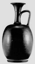 LEKYTHOS, SQUAT (SOUTH ITALIAN, APULIAN, BLACK GLAZE)
