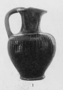 OINOCHOE (CALENIAN, BLACK GLAZE)