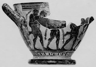 SKYPHOS (ATHENIAN, BLACK-FIGURE)