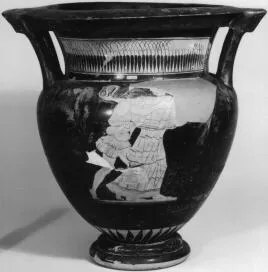 KRATER, COLUMN (ATHENIAN, RED-FIGURE)