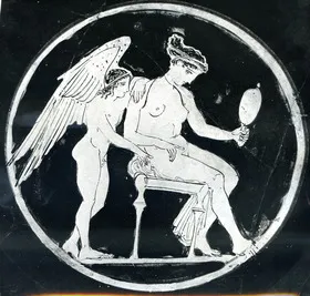 CUP, STEMLESS (ATHENIAN, RED-FIGURE)