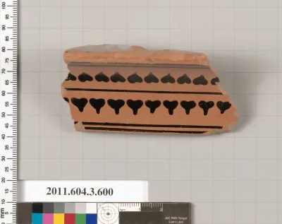 Terracotta fragment of a column-krater (bowl for mixing wine and water)