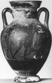 AMPHORA, BELLY, TYPE B (ATHENIAN, BLACK-FIGURE)