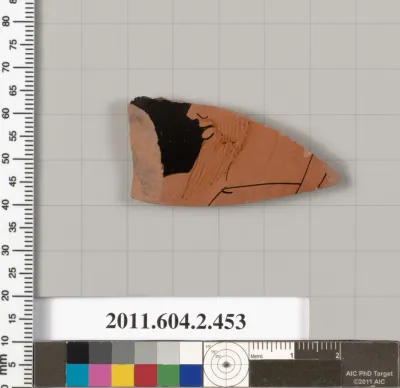 Terracotta fragment of a column-krater (bowl for mixing wine and water)