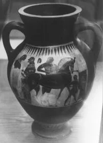 AMPHORA, BELLY, TYPE B (ATHENIAN, BLACK-FIGURE)