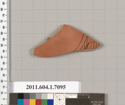 Terracotta fragment of a kylix (drinking cup)