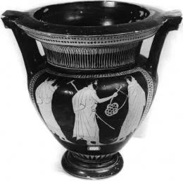 KRATER, COLUMN (ATHENIAN, RED-FIGURE)