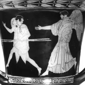 KRATER, CALYX (ATHENIAN, RED-FIGURE)