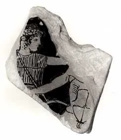 KRATER, VOLUTE, FRAGMENT (ATHENIAN, RED-FIGURE)