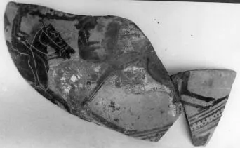 AMPHORA, NECK, FRAGMENTS (ATHENIAN, BLACK-FIGURE)