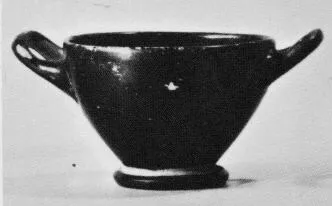 SKYPHOS (ATHENIAN, BLACK GLAZE)